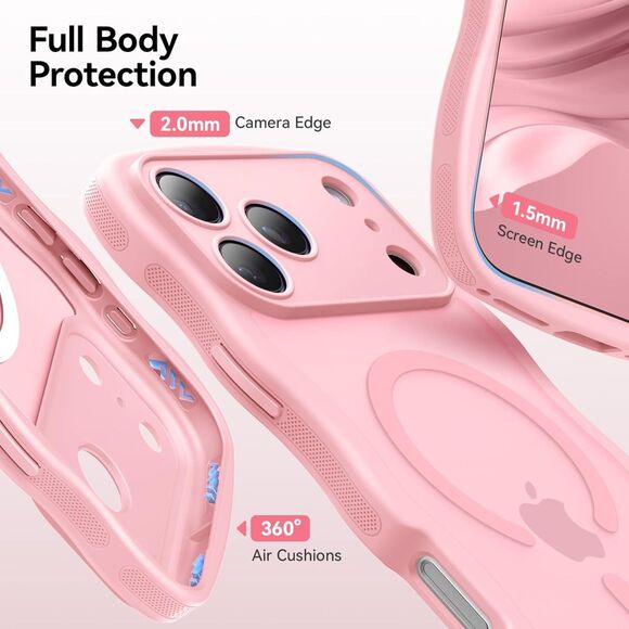 IPhone 17 Pro Max Case, Cute Wavy, Screen Protector, Wrist Strap, 20L-177PH018 - Picture 4 of 4